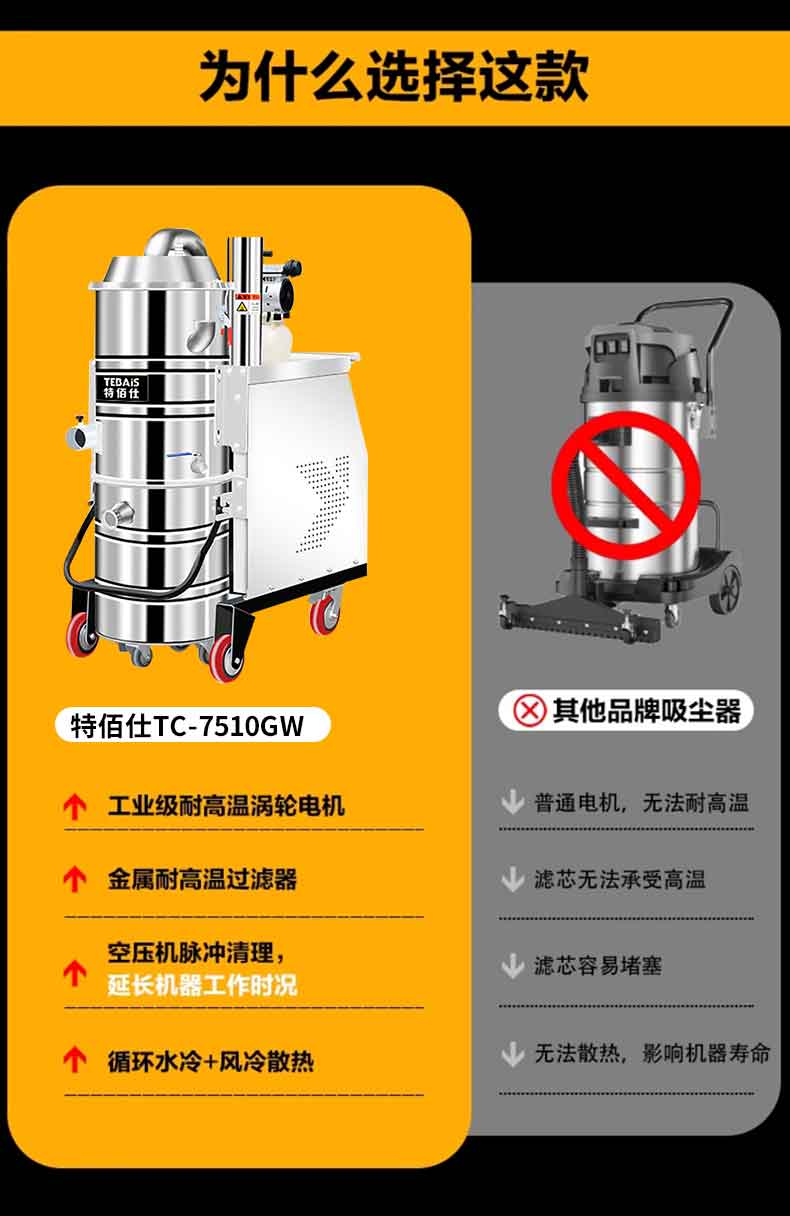 耐高温工业吸尘器