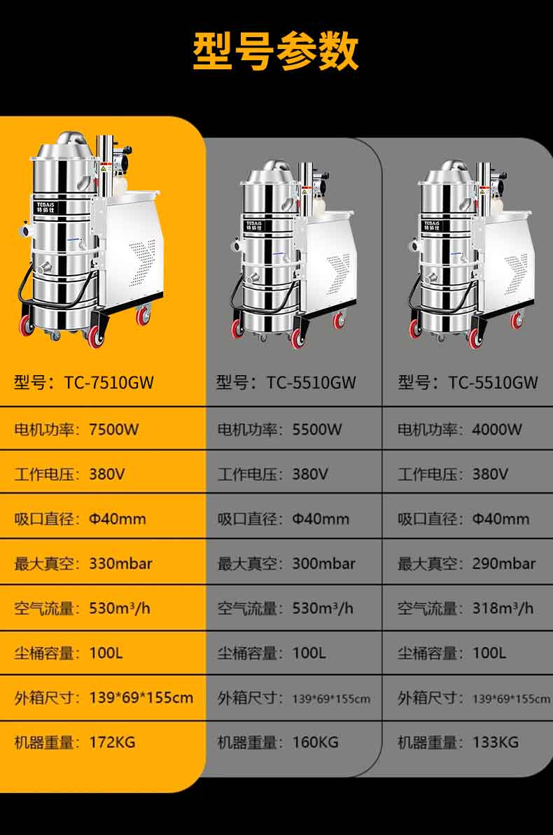 耐高温工业吸尘器